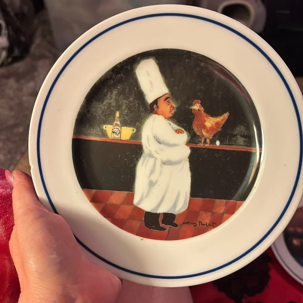 Williams Sonoma Chef Series 7 7/8 salad/dessert Plate. Set of 6.